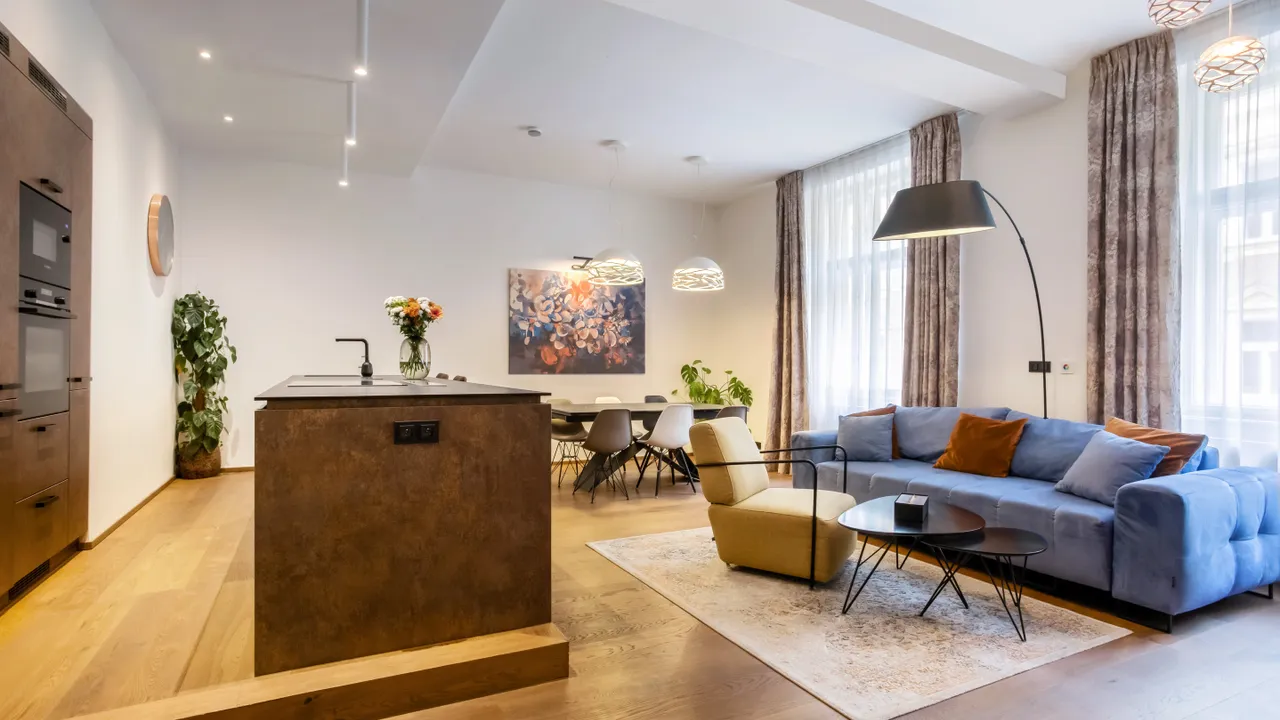 Luxury Prague Riverside Apartment